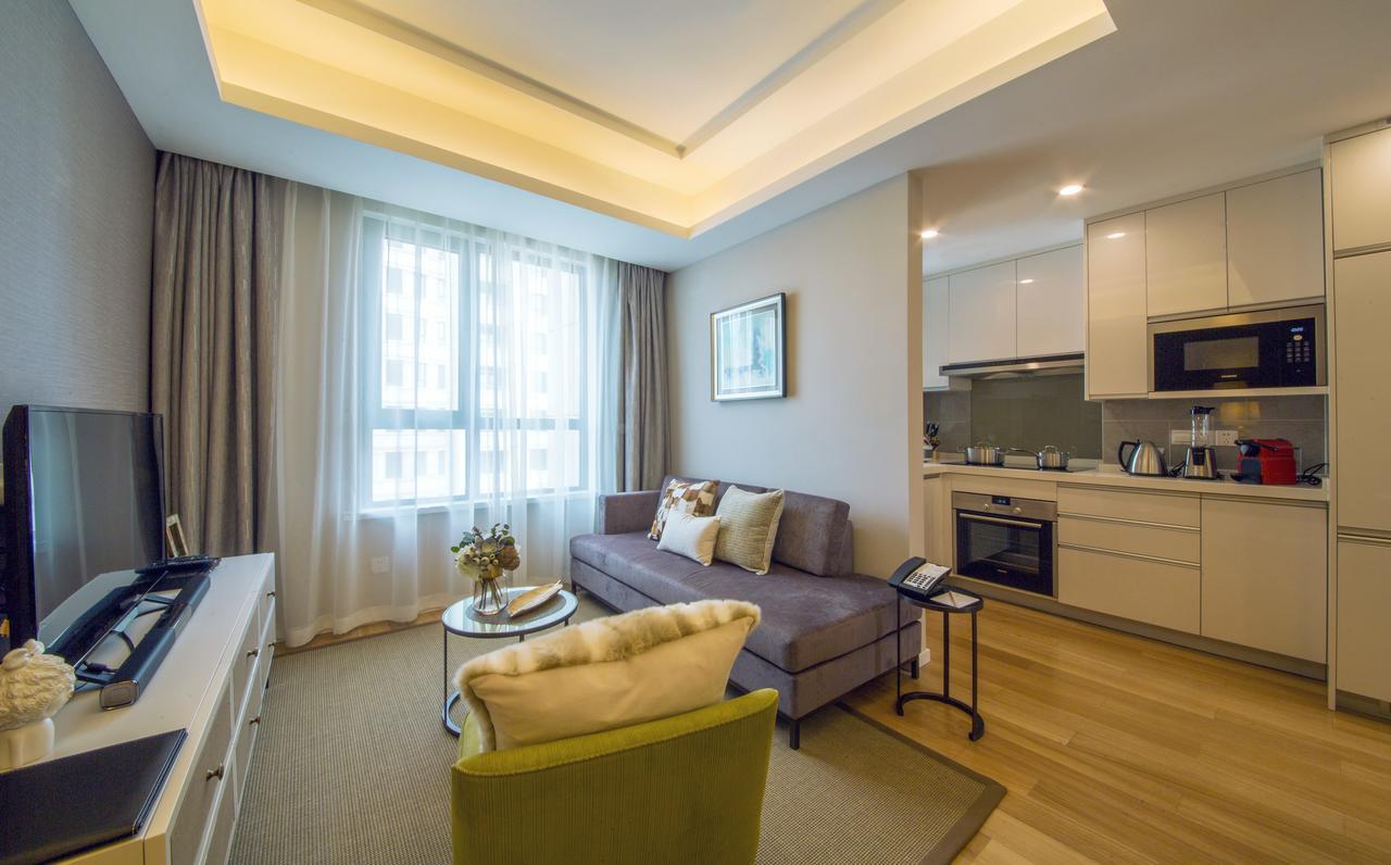 One Sunland Serviced Suites Managed By Lanson Place Шанхай Екстериор снимка